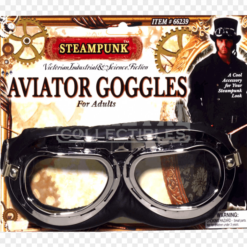 Glasses Steampunk Fashion Aviator Sunglasses Goggles Leather Helmet PNG