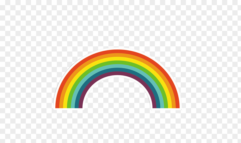 Rainbow Picture Material Light Color Illustration PNG