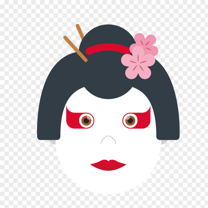 Vector Japanese Geisha Japan Poster PNG