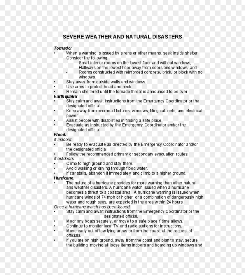 ACTION PLAN Document Disaster Plan Template Action PNG