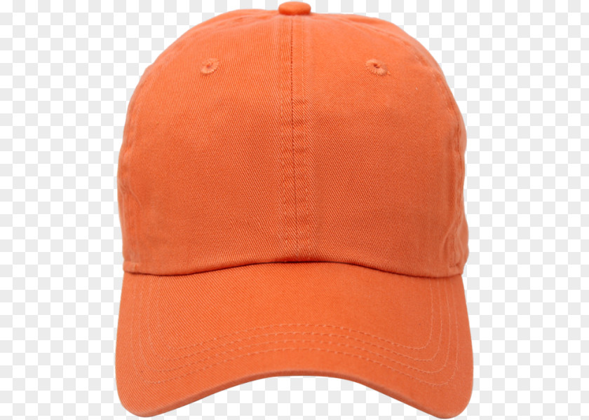 Orange Cap Baseball Hat Color Curve PNG