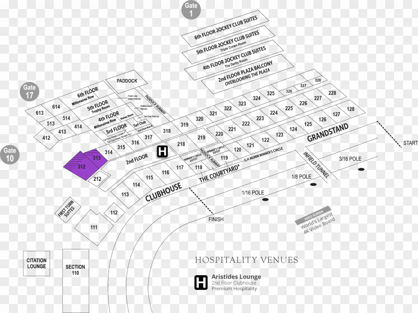 Seating Area Churchill Downs Kentucky 2016 Derby 2019 2018 PNG