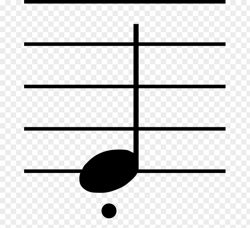 Musical Note Eighth Rest Staccato PNG