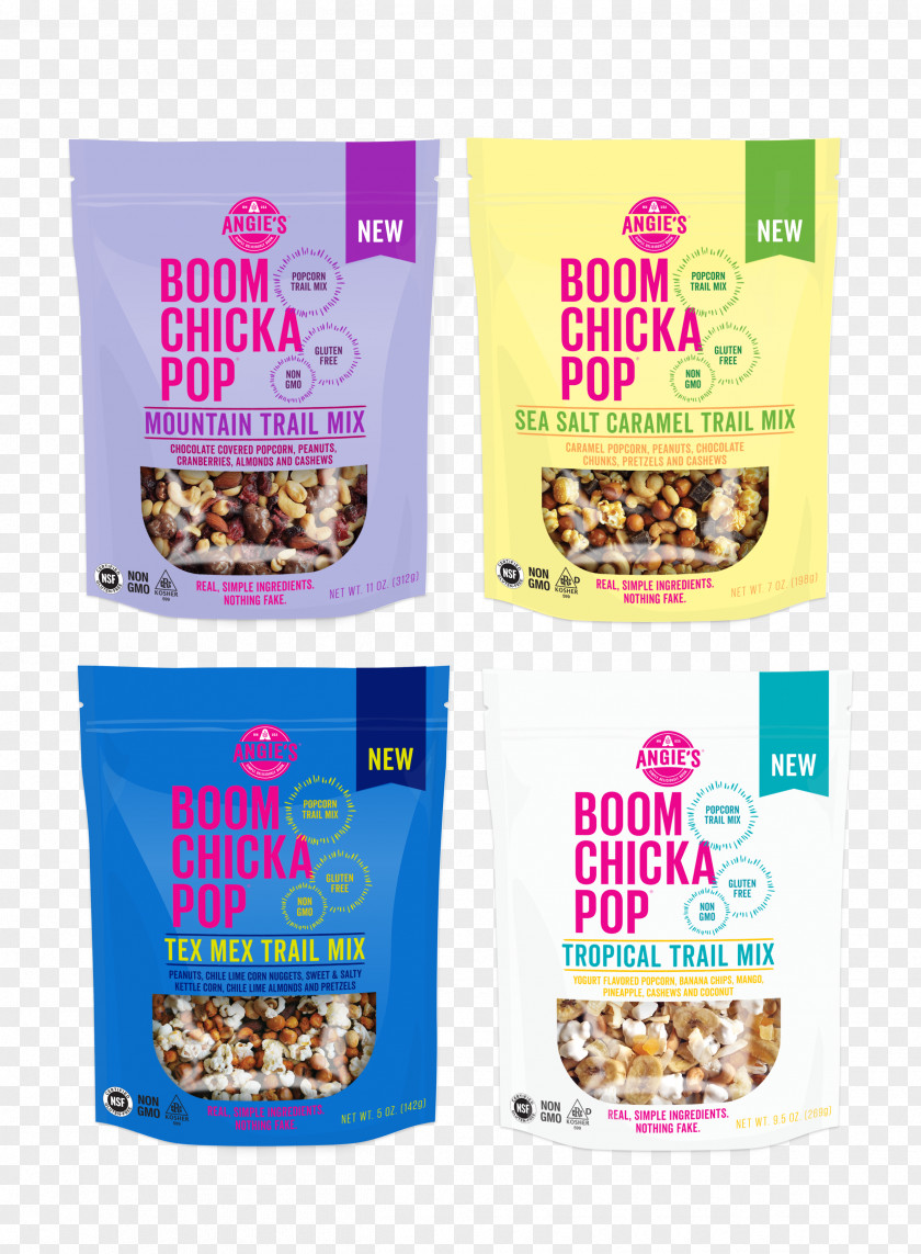 Popcorn Muesli Breakfast Cereal Food Angie's BoomChickaPop® PNG