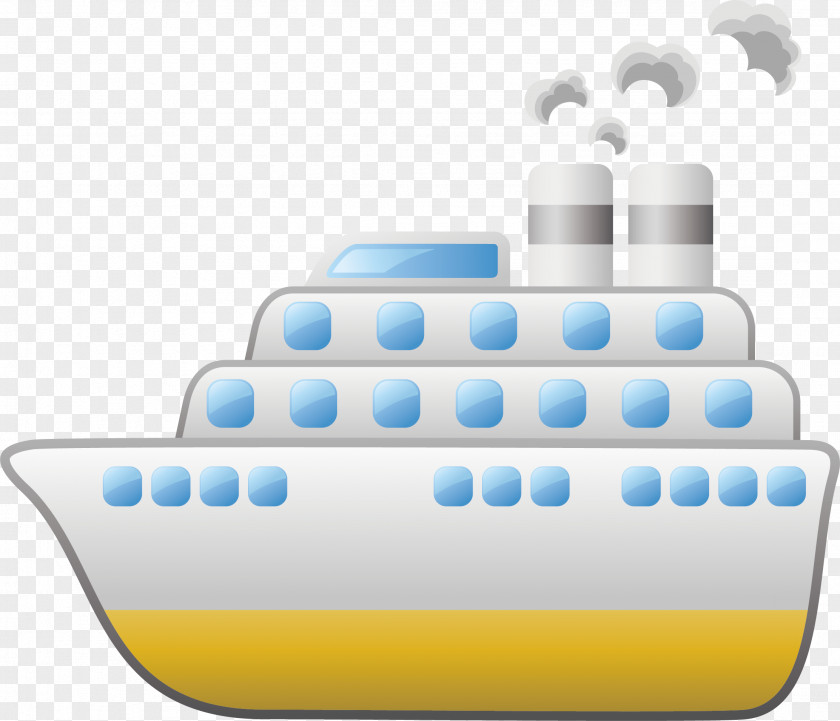 Ship Vector Element Clip Art PNG