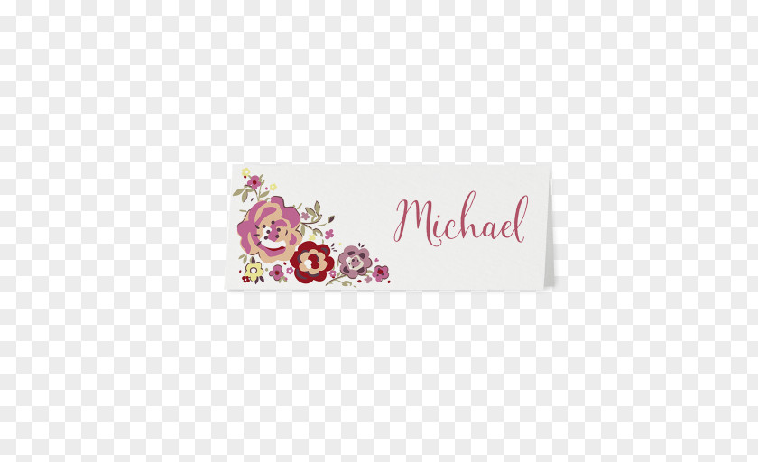 Wedding Flower Place Cards Garden Roses Petal PNG