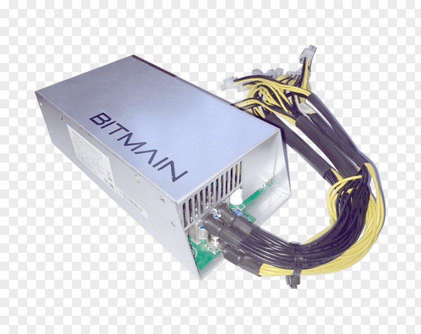 Bitcoin Power Supply Unit Bitmain Converters Application-specific Integrated Circuit Cord PNG