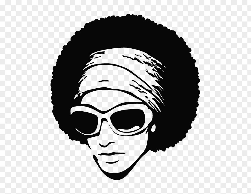 Woman Afro-textured Hair Drawing PNG