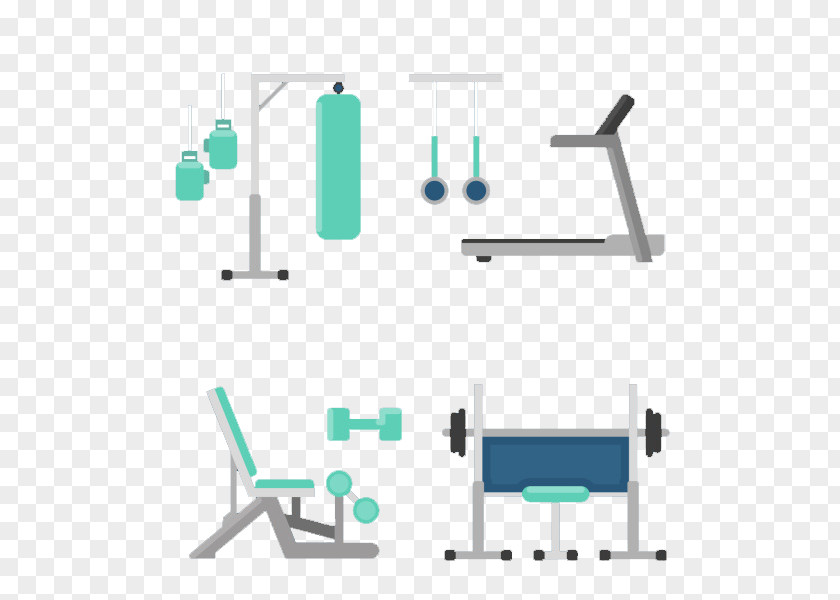 A Variety Of Sports Equipment Vector Blue Sport Euclidean PNG