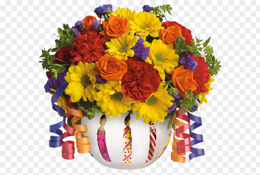 Arreglo Floral Flower Bouquet Floristry Birthday Teleflora PNG