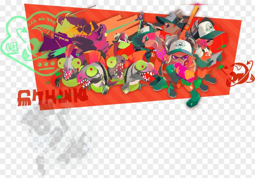 Game Salmon Splatoon 2 Run Video Nintendo Switch PNG