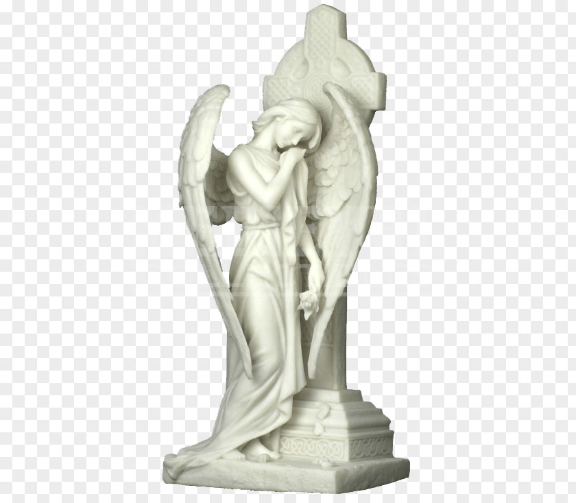 Incense Burner Statue Figurine Weeping Angel Sculpture PNG