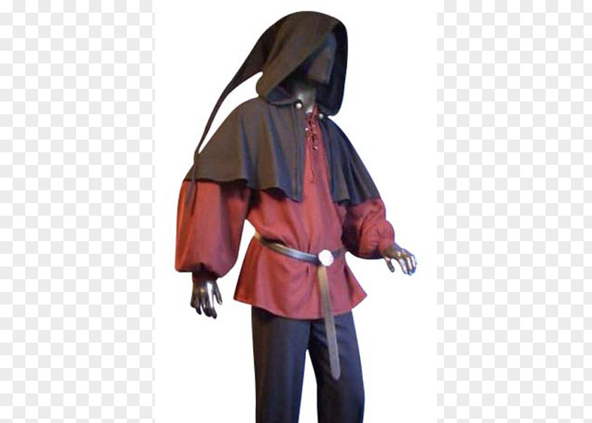 Jacket Middle Ages Hood Raincoat Cloak PNG