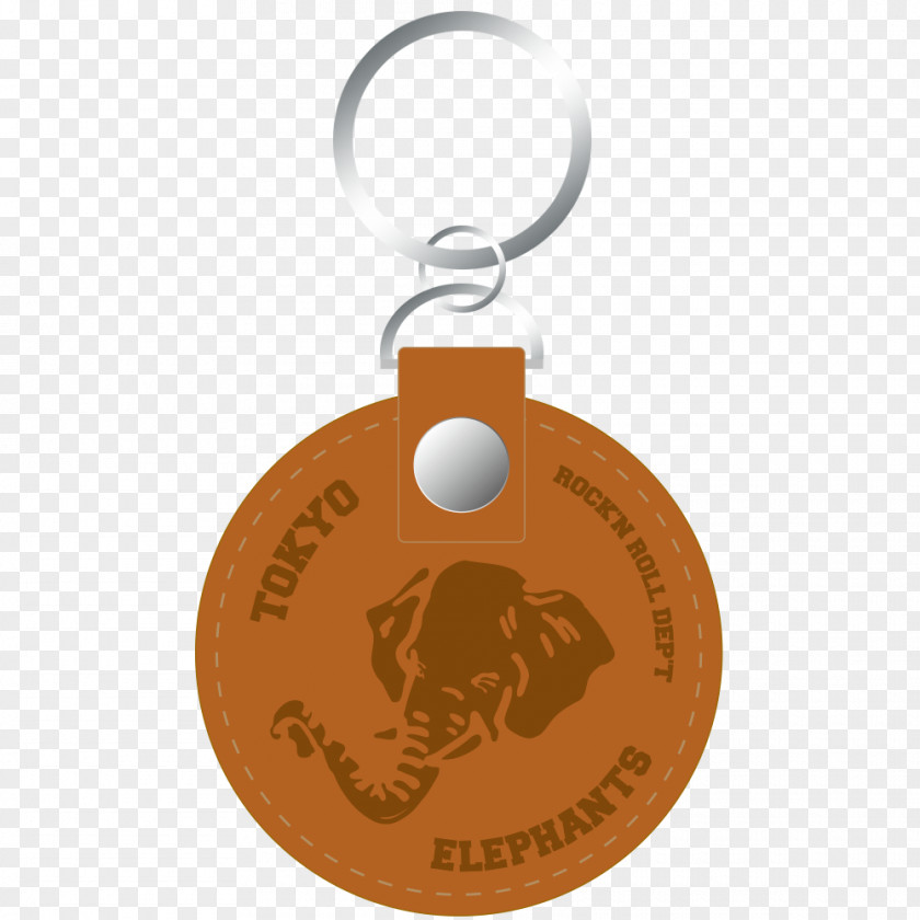 Key Holder Chains T-shirt Elephantidae Keychain Access Orange PNG