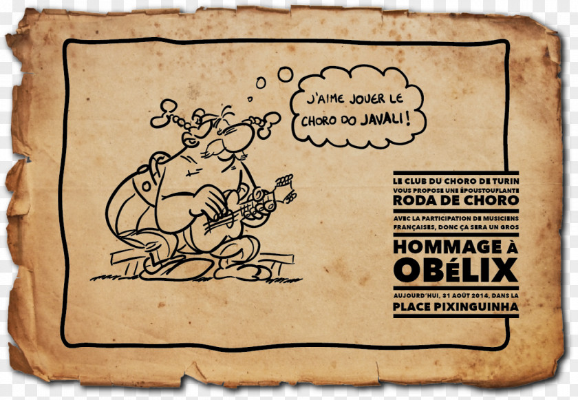 Obelix Choro Wild Boar Pandeiro Guitar PNG
