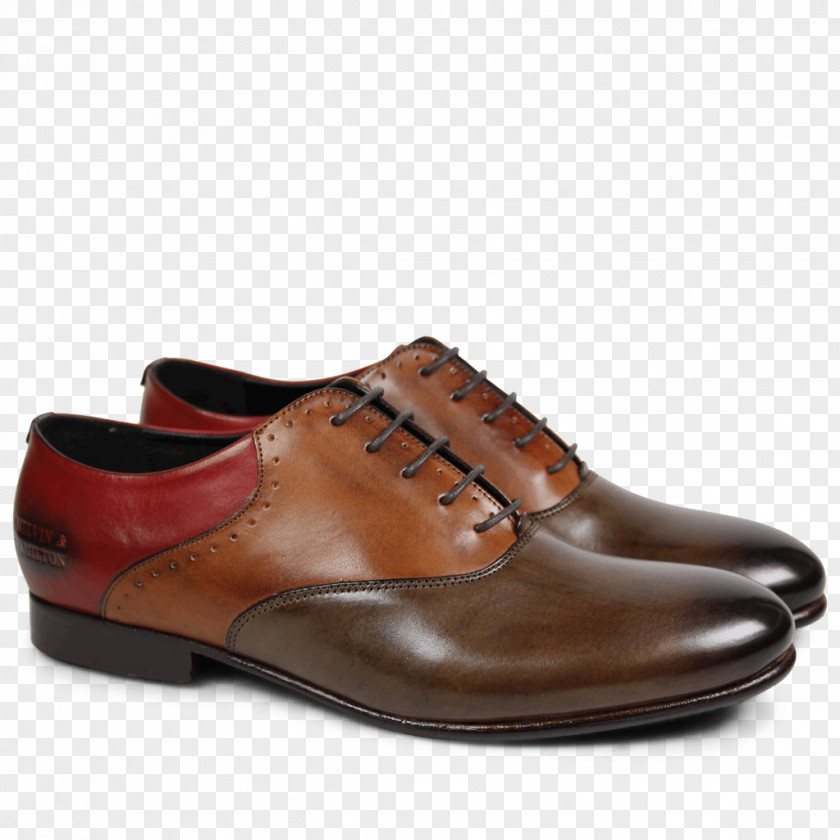 Red Wood Oxford Shoe Leather Walking PNG