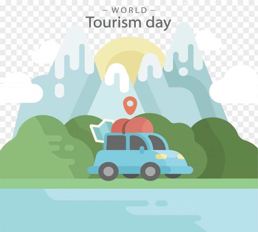 Auto Driving Tour Car World Tourism Day Travel U81eau99d5u904a PNG