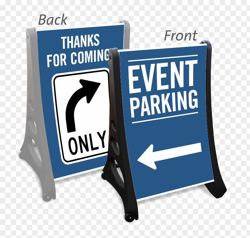 Arrow Valet Parking Car Park Sidewalk PNG