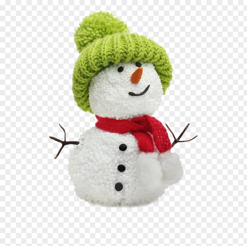 Fabric Snowman Stock Photography PNG