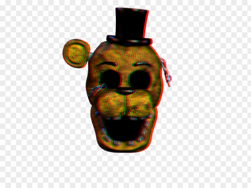 Golden 3d Five Nights At Freddy's 2 3 4 Jump Scare PNG