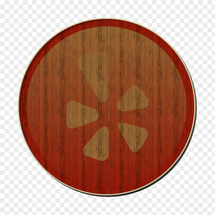 Peach Wood Stain Yelp Icon PNG