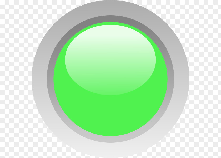 Light Circle Light-emitting Diode Green LED Lamp PNG