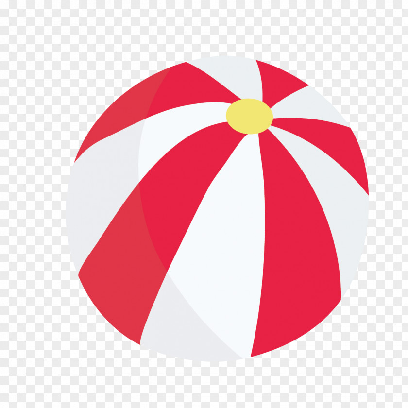 Beach Ball Illustration PNG