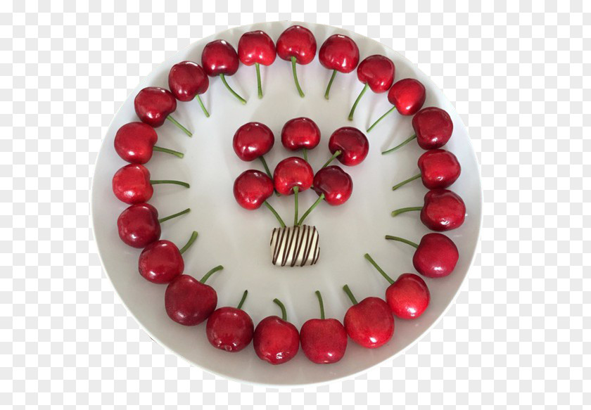Cherry Fruit Platter Puebla Taobao PNG