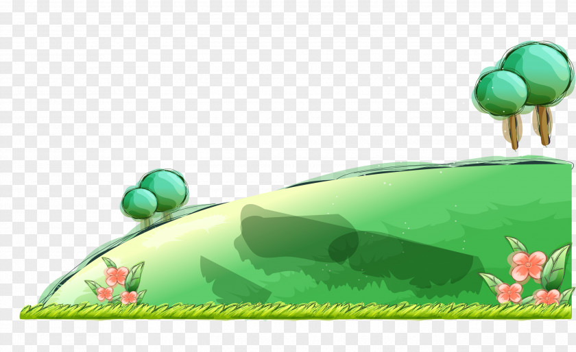 Hand-painted Grass Child Album PNG