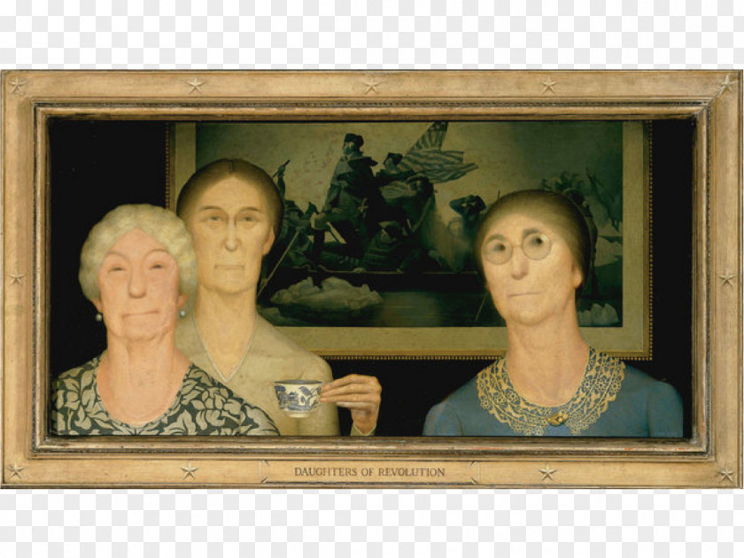 People Paintings Cincinnati Art Museum Whitney Of American Daughters Revolution Gothic The PNG