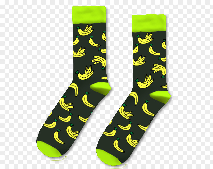Banana Sock Suit Sneakers Cotton PNG