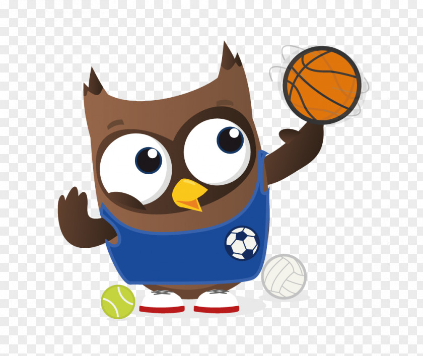 Basketball Team Owl Sport Clip Art PNG
