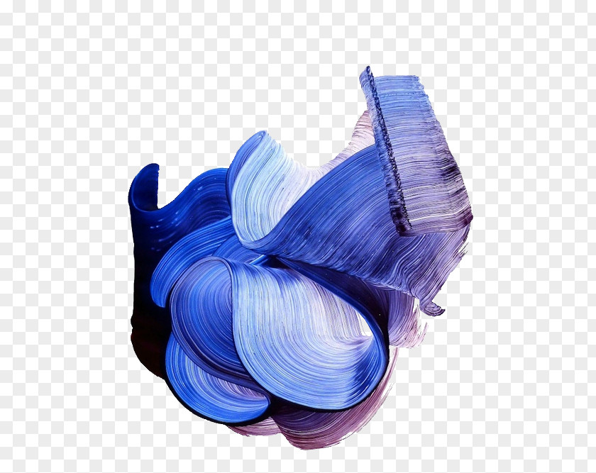 Brush Stroke Paintbrush Texture Blue PNG
