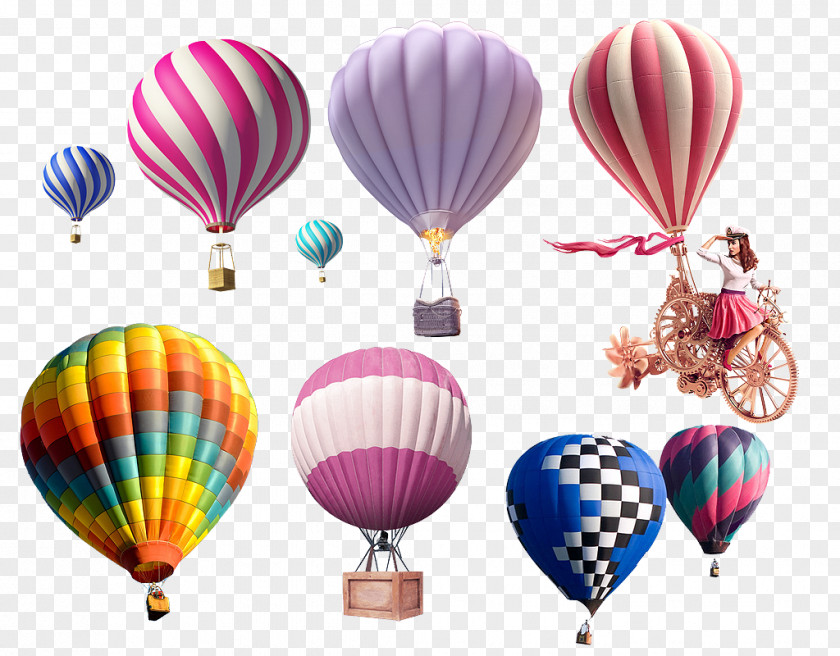Beautiful Balloon Hot Air Ballooning Gas PNG