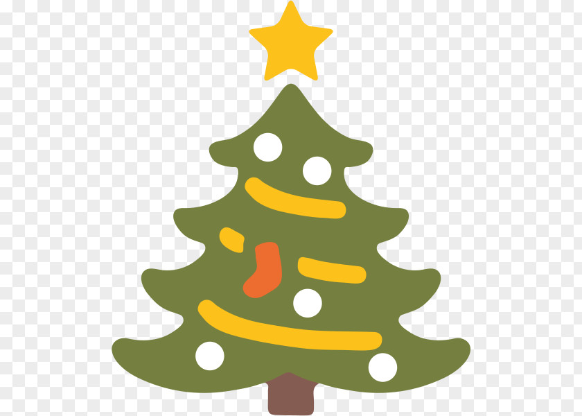 Chrismtas Vector Emoji Christmas Tree Lights PNG