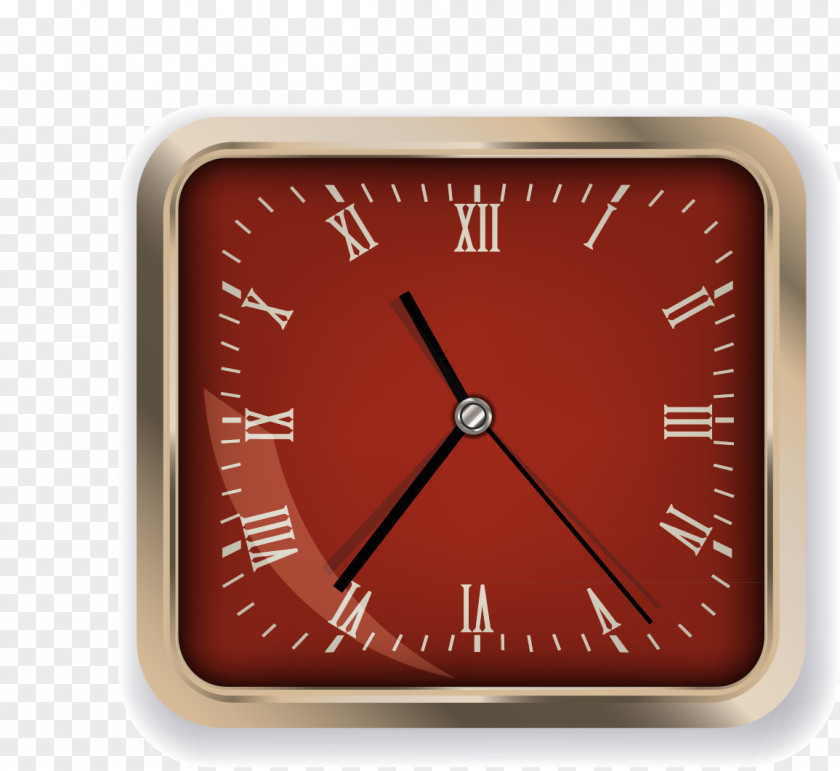 Hand-painted Alarm Clock Vecteur PNG