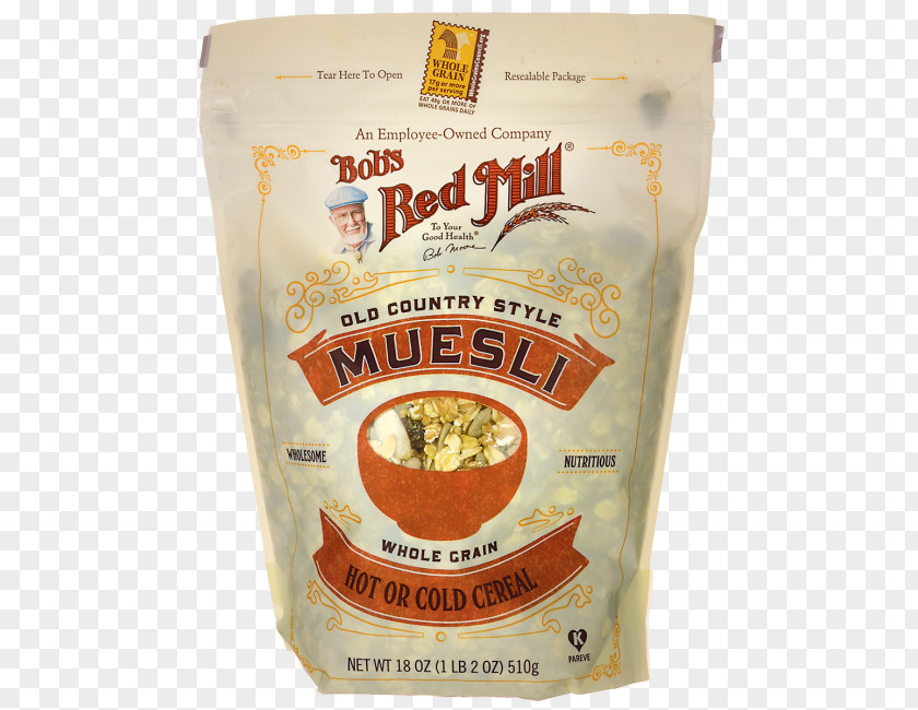 Muesli Breakfast Cereal Bob's Red Mill Whole Grain PNG