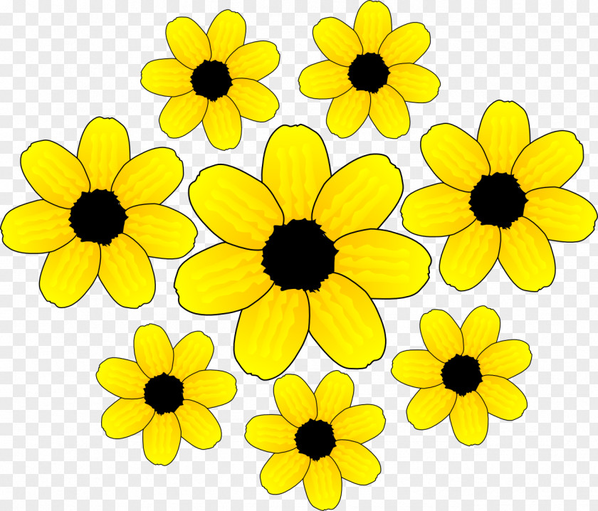 Yellow Cliparts Flower Clip Art PNG