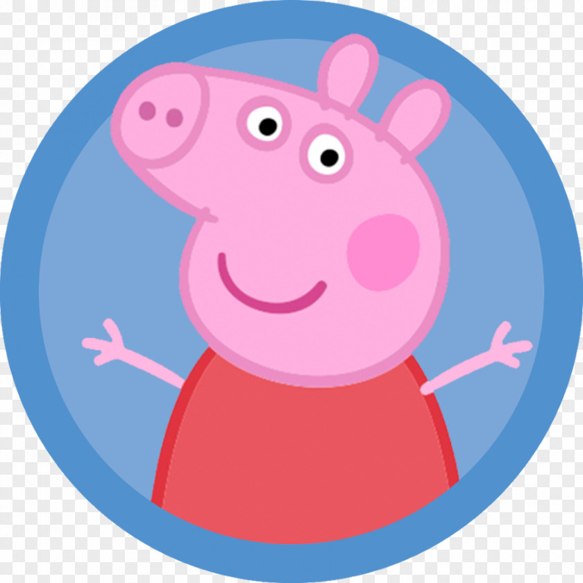 Youtube YouTube Daddy Pig Television Animation Animated Cartoon PNG