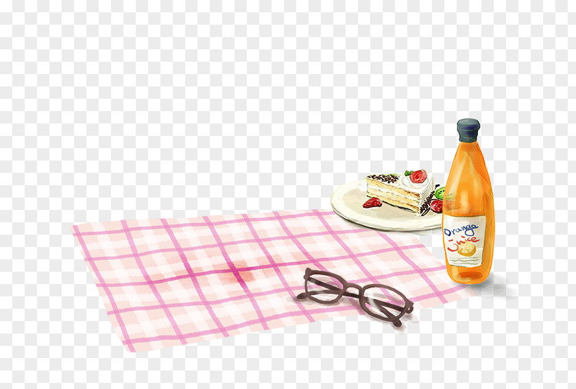 Cartoon Cake Carpet Dim Sum PNG