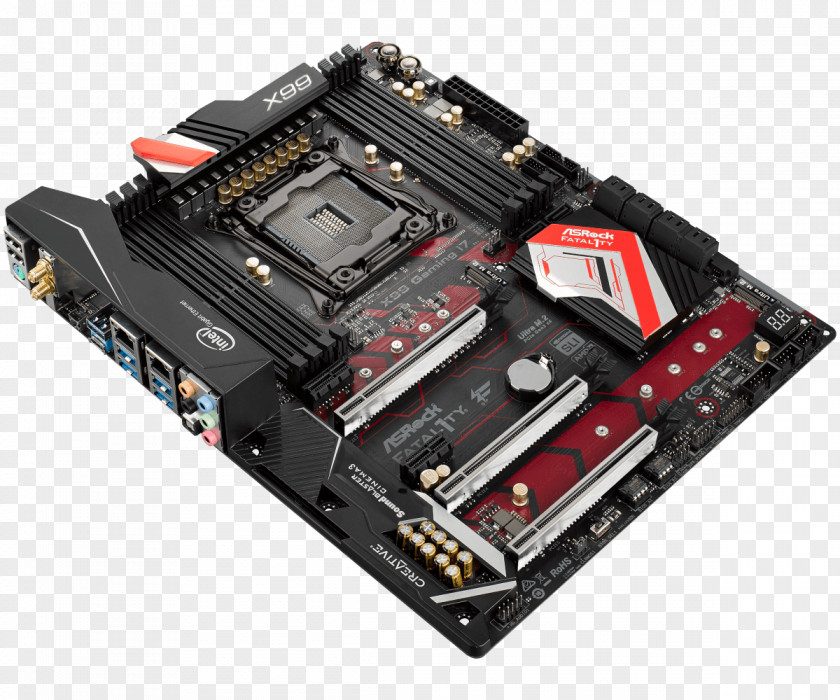 Intel X99 Motherboard ASRock ATX PNG