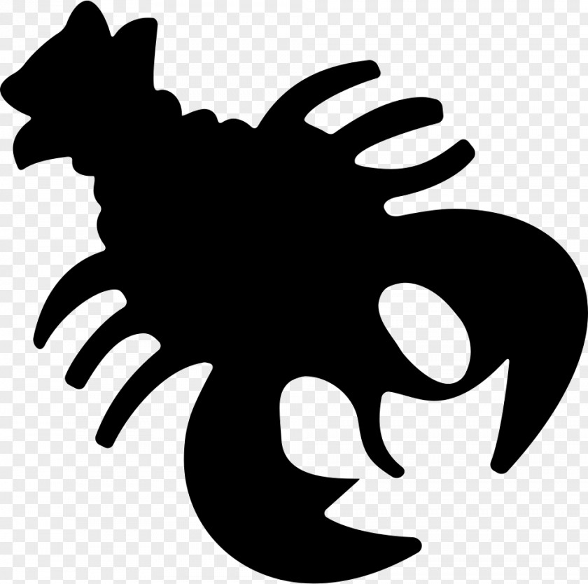 Silhouette Cancer Black Zodiac Clip Art PNG