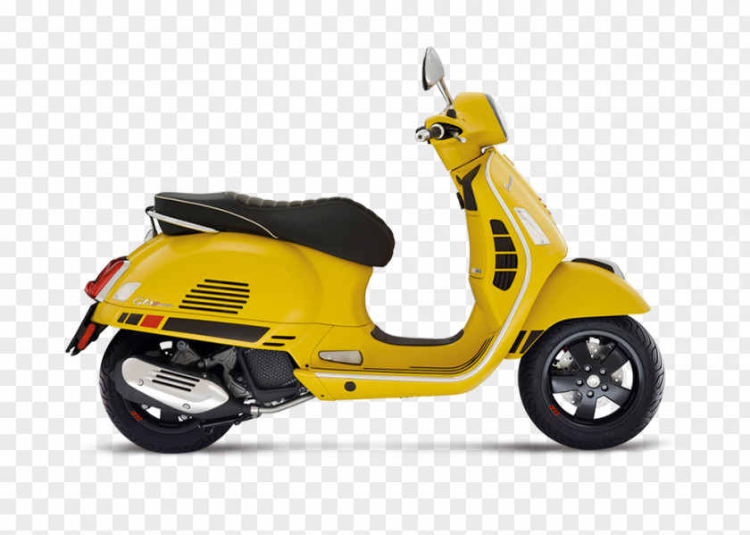 Vespa GTS Piaggio 300 Super Scooter Motorcycle PNG