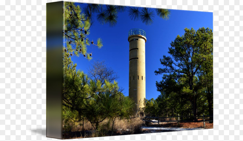 FIRE ON TOWER Lighthouse Observation Tower Control Canvas Print PNG