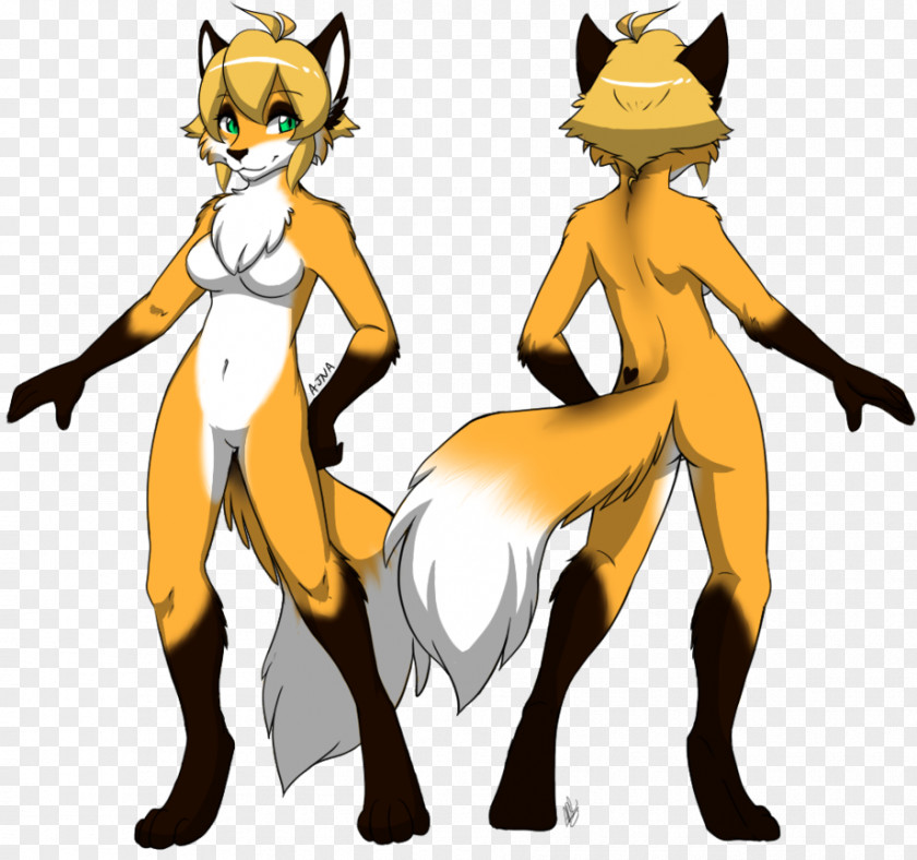 Fox Dog Female Furry Fandom Art PNG