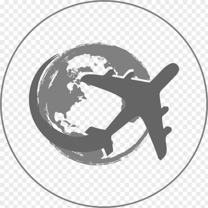 Globe Logo Financiële Bijsluiter Silhouette Black PNG