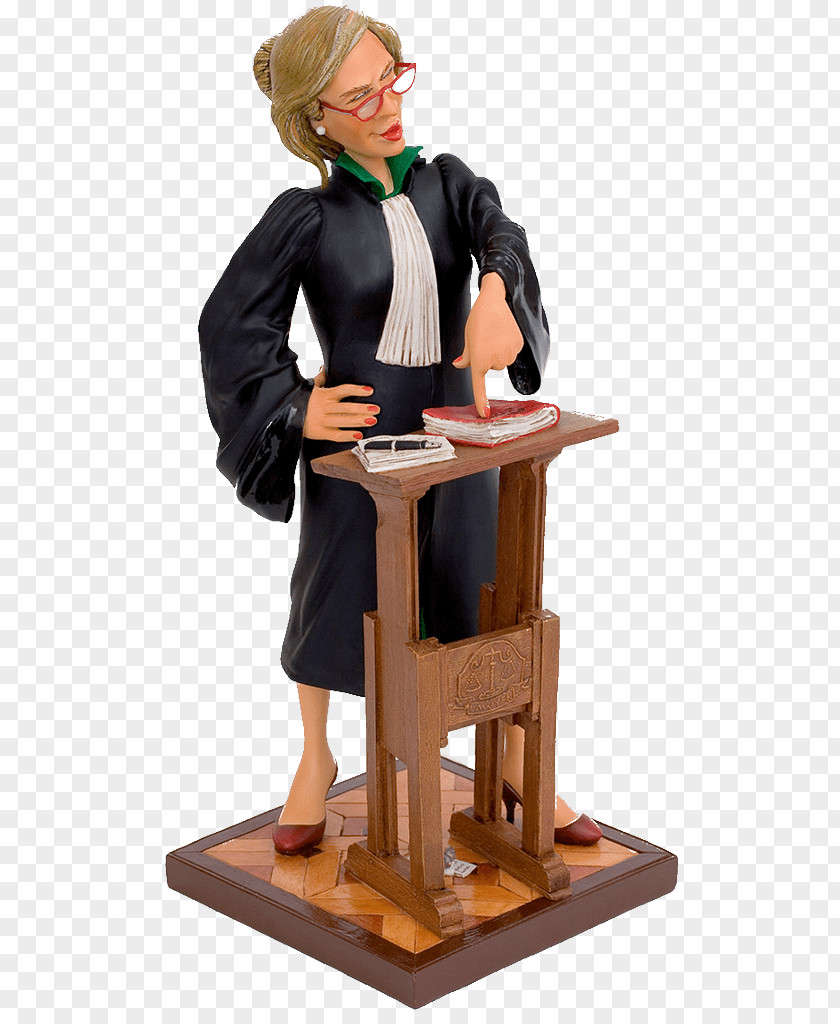 Lawyer Court Figurine Sculpture Statue Comics PNG