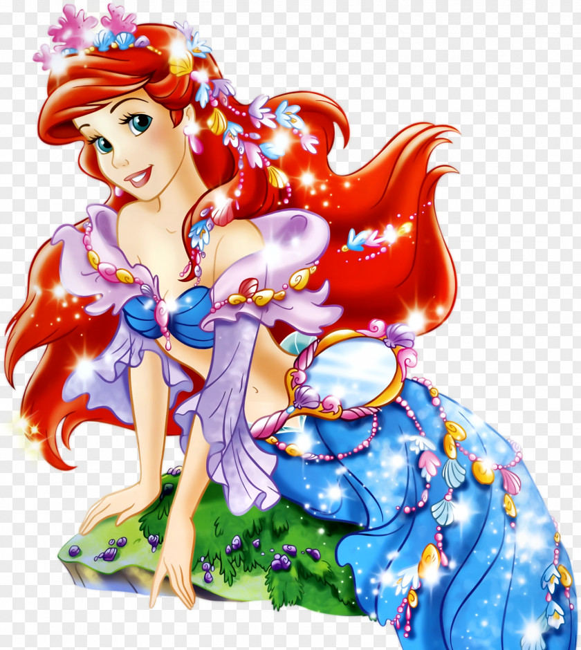 Mermaid Ariel Tinker Bell The Little Walt Disney Company Clip Art PNG