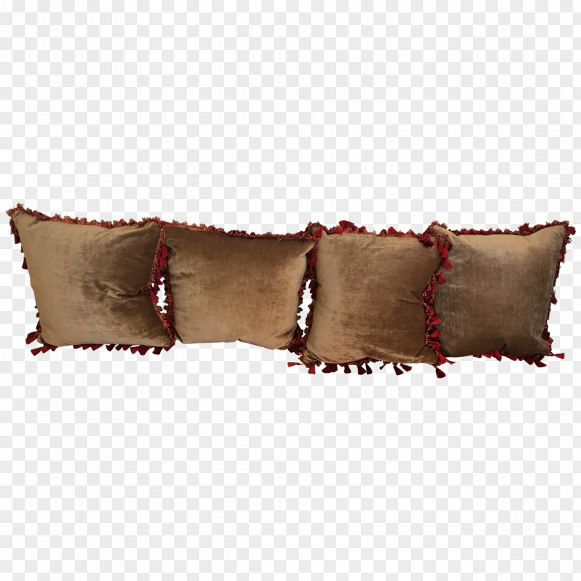 Pillow Throw Pillows Tassel Velvet Cushion PNG