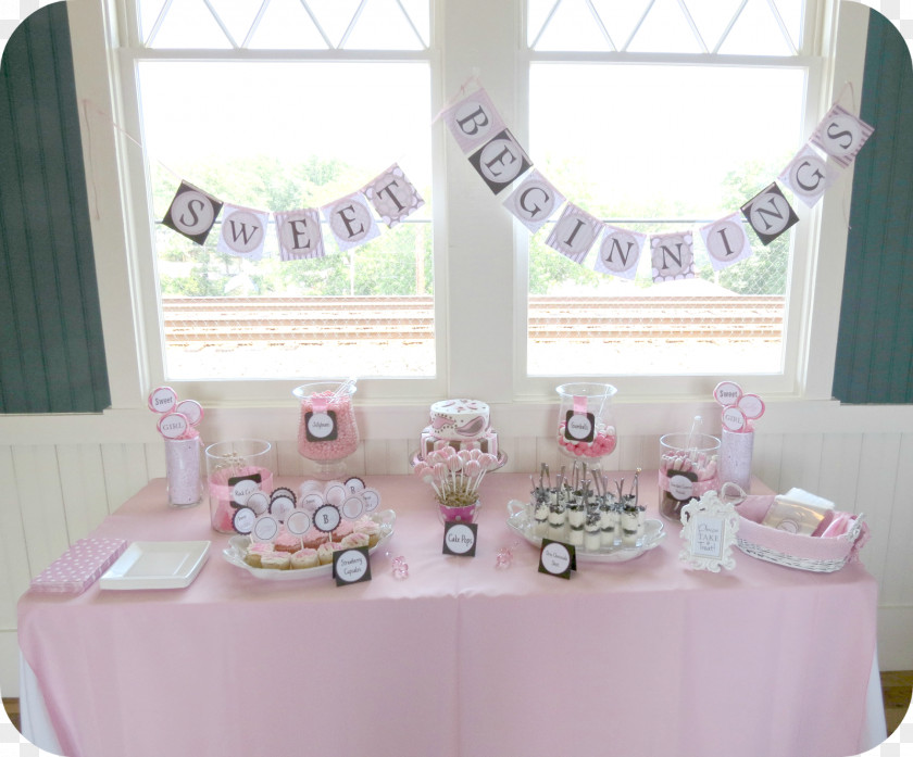 Dessert Table Baby Shower Party Bridal PNG